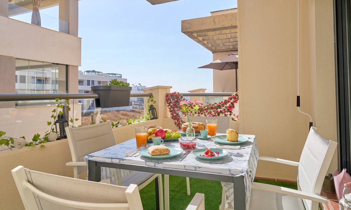 Benajarafe Apartment | 2-Bedroom Penthouse with Sea Views, Wi-Fi, and Air Conditioning