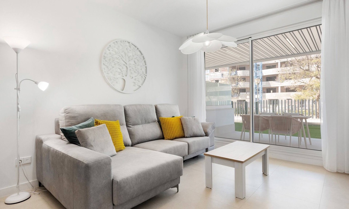 Torre del Mar Apartment | Apartment 'Horus 054' with Shared Pool, Wi-Fi, and Air Conditioning