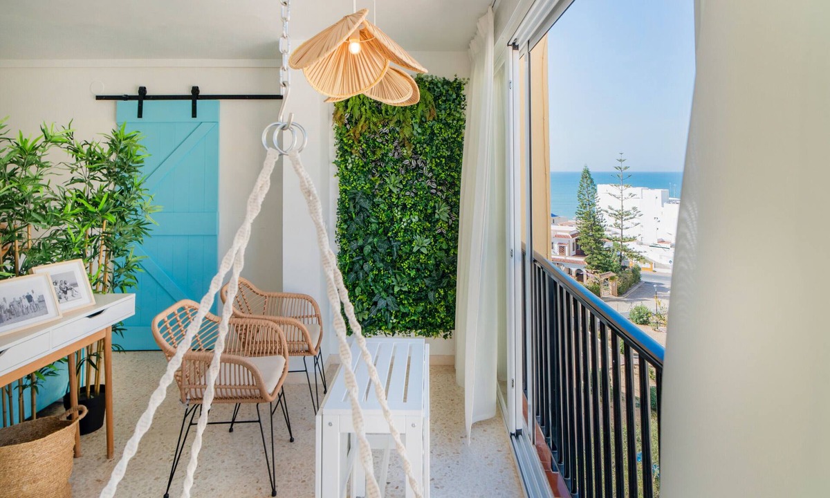 Matalascanas Apartment | Apartment 'Turquesa Y Sal' with Sea View, Balcony and Wi-Fi