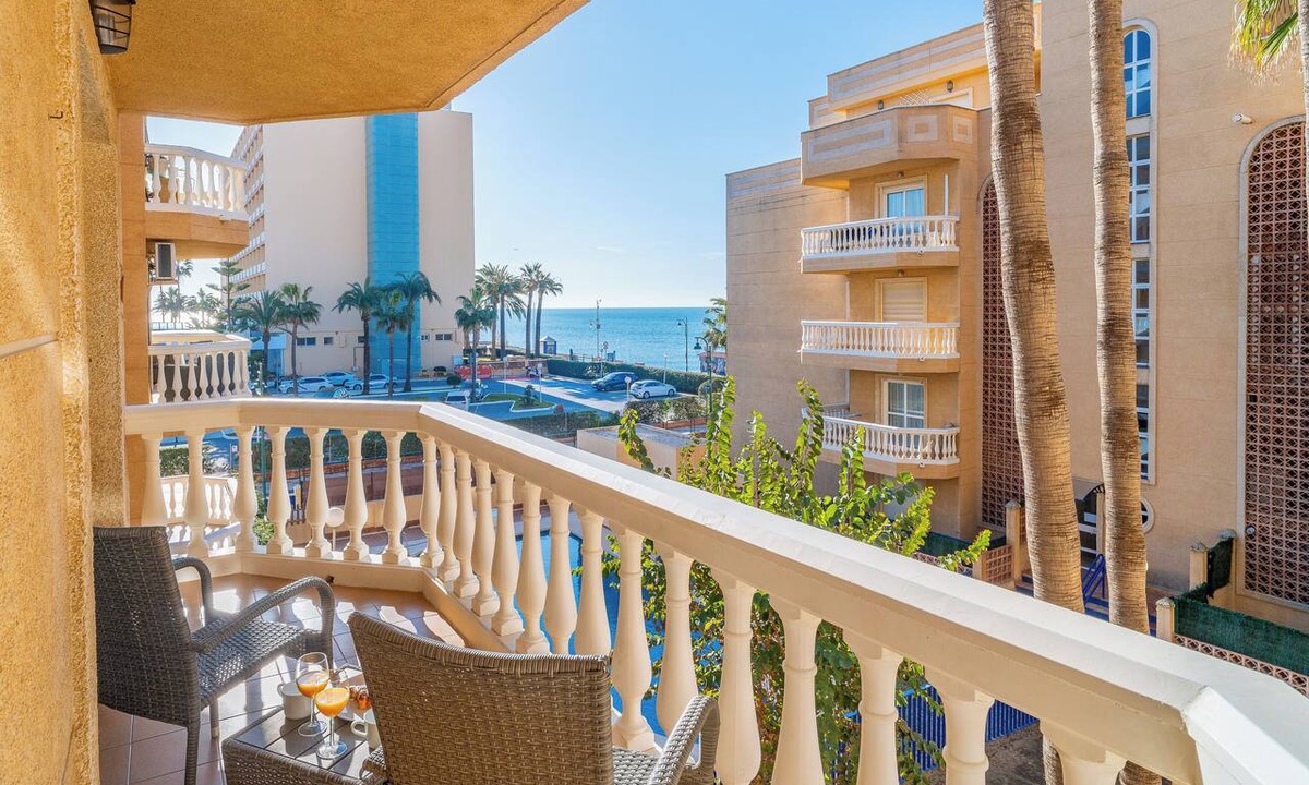 Guadalmar Apartment | Beachfront Apartment with Pool & Sea View Terrace – Guadalmar Málaga