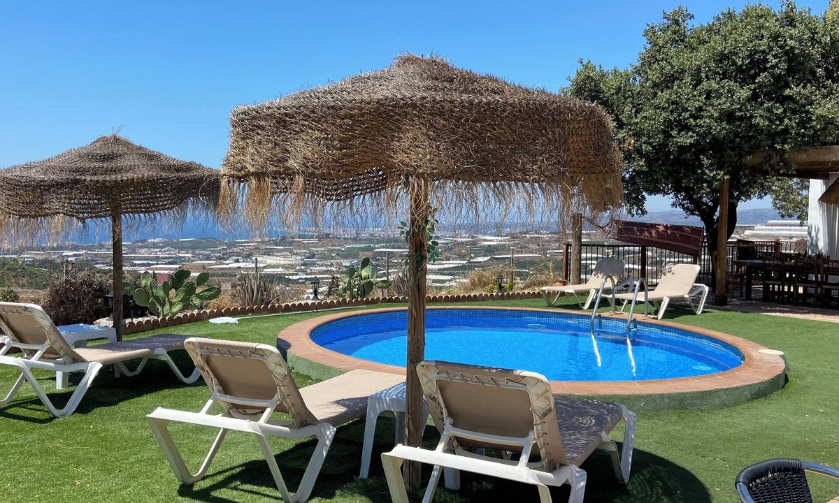 Algarrobo Villa | Beautiful rural house with swimming pool and sea views, special discounts