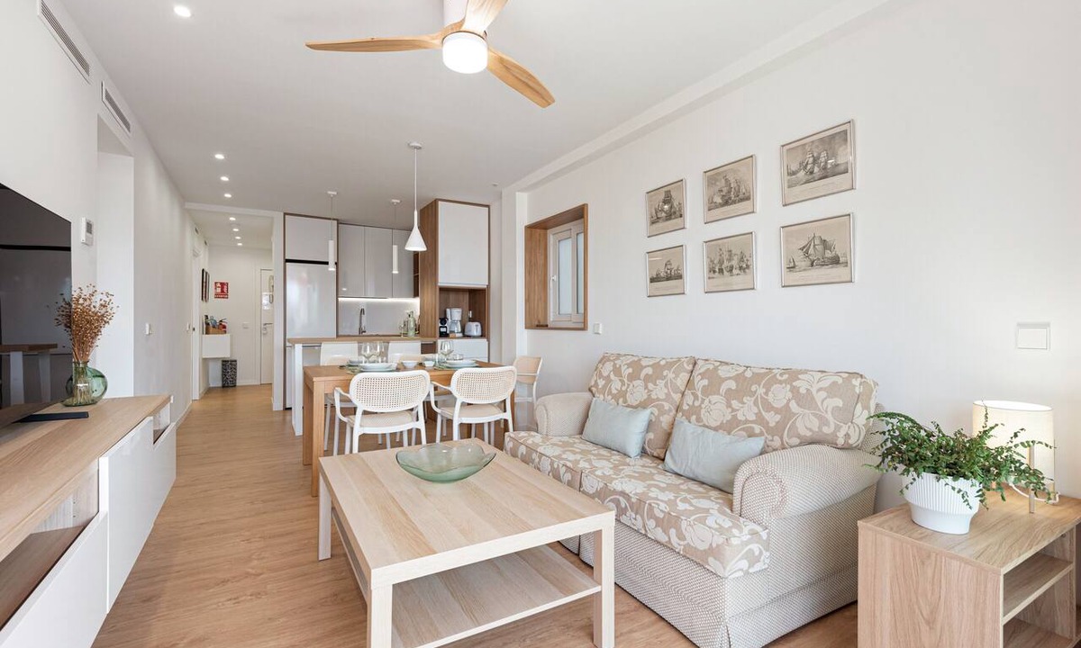 Malaga-Este Apartment | Bellavista Apartamento Marmen: Sea View, Outdoor Spaces, Wi-Fi & Air Conditioning