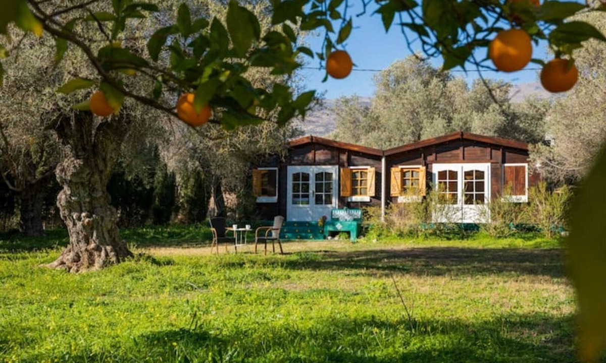 Orgiva Cabin | Cabaña pet Friendly, Dormitorio con AC