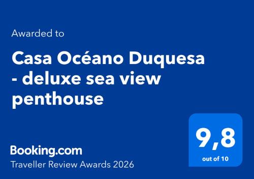 Castillo de Sabinillas Apartment | Casa Océano Duquesa - deluxe sea view penthouse