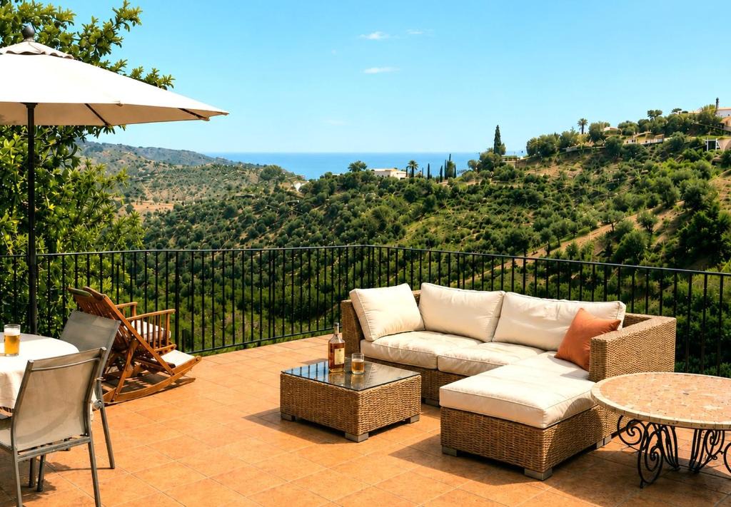 Moclinejo House | Charming Andalusian Finca, Sea View & Nature, 30 min from Málaga