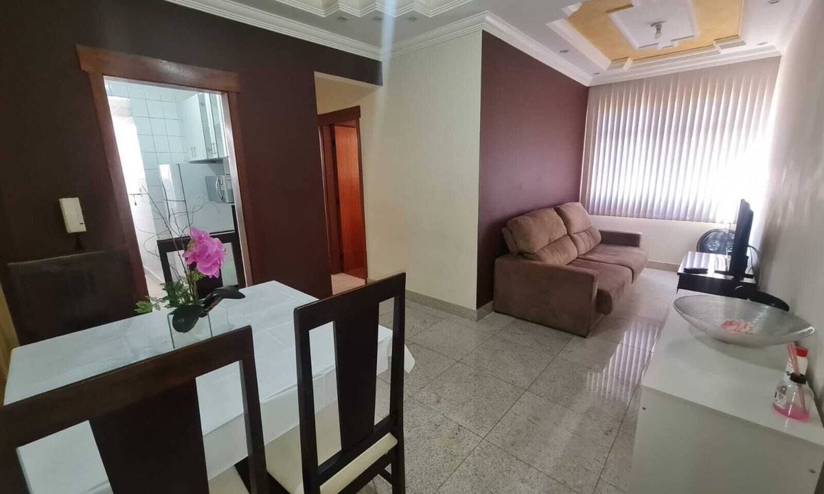 Centro Apartment | Complete 2 bedroom apartment with parking space in the center of Contagem