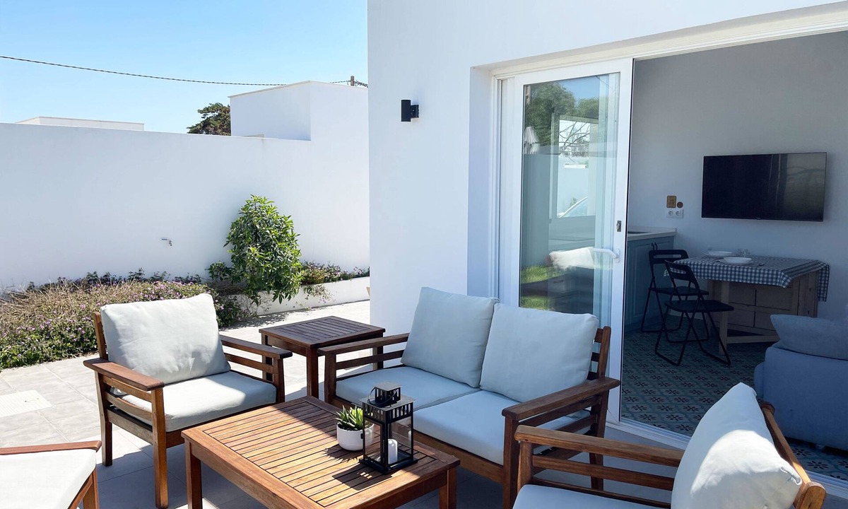 El Palmar Apartment | Apartment with terrace 50 meters from the beach