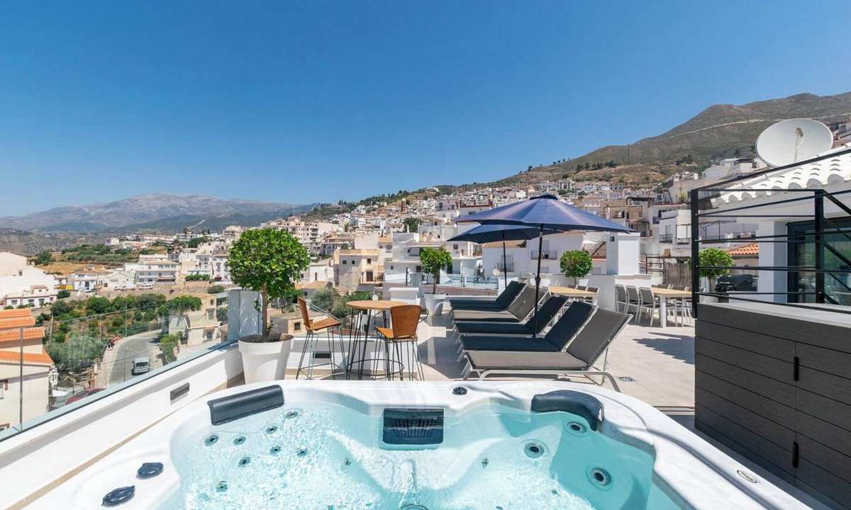Competa Apartment | Luxury Apartment with Mountain View, Garden & Wi-Fi
