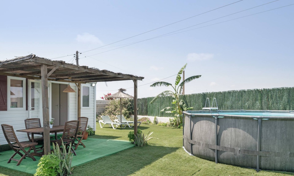 Conil de la Frontera House | Mobile Home 'Isabella' with Private Pool, Private Terrace and Private Garden