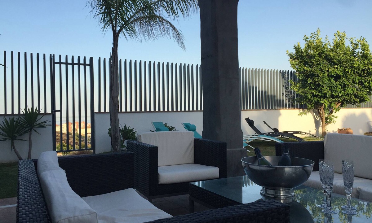 Urbanizacion Puerto de Estepona Villa | Modern Nordic inspired 4 bedroom villa with pool and fantastic views in Estepona
