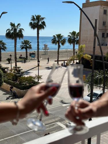 Rincon de la Victoria Apartment | Nonna Beach Apartment Two-Bedroom Sea Views 50 m from the Beach Wifi
