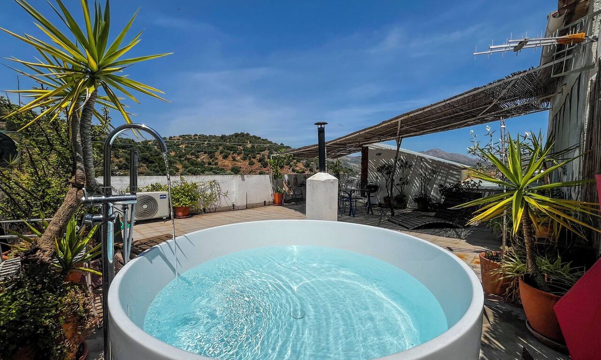 Casabermeja House | Rooftop Bath, Art & Panoramic Views Near Málaga