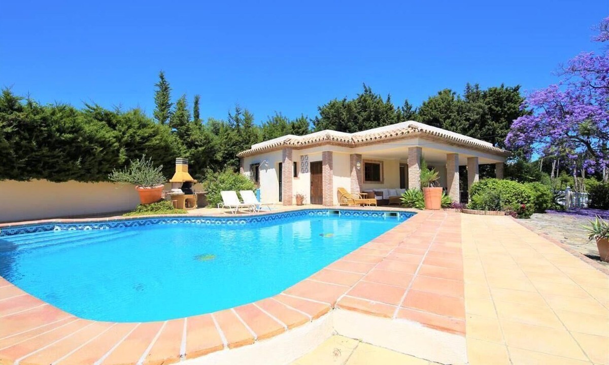 New Golden Mile Villa | Rural family villa, private pool and large garden, Close to Estepona town in a quiet location
