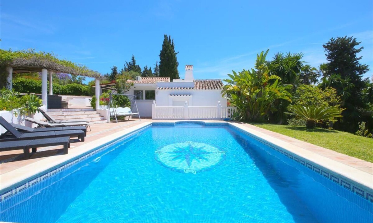 New Golden Mile Villa | Rustic family villa with large gardens and pool, Close to Estepona town in a quiet location