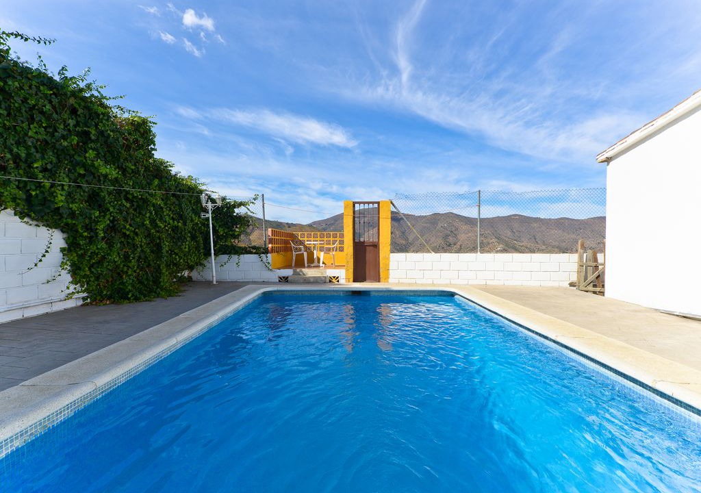 El Borge House | Rustic Home In Tranquil Mountains with Pool, Terrace, Garden & Wi-Fi; Parking Available, Pets Allowed