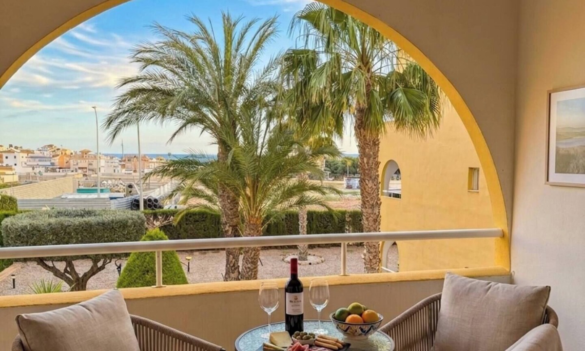 San Juan de los Terreros Apartment | Terreros Mar y Sol · Terrace, pool, beach & sunshi