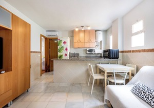 Holiday Apartment Benalmadena Costa by the Beach with Shared Pool & Wi-Fi