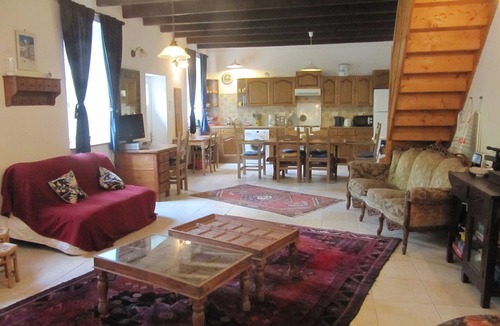 Leuhan House | A converted stone Barn, sleeps 7 with a large garden and swimming pool