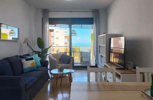 Aguadulce Apartment | Alkan Suites con terraza en 1º linea de playa y piscina
