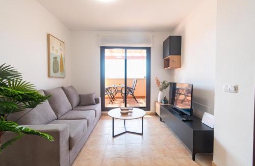 Los Geraeos Apartment | Amplia terraza, hermosa vista al mar, piscina - By Aloha Palma