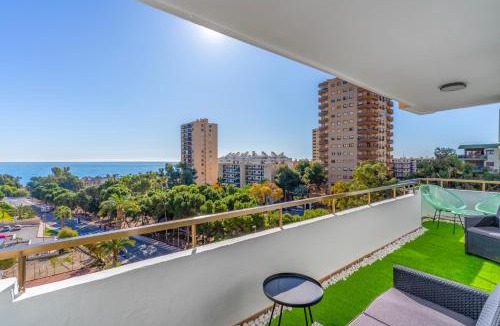 Aguadulce Apartment | Apartamento Pura Vida! Vistas al mar, playa a 5 min. Terraza, WiFi y A/A.