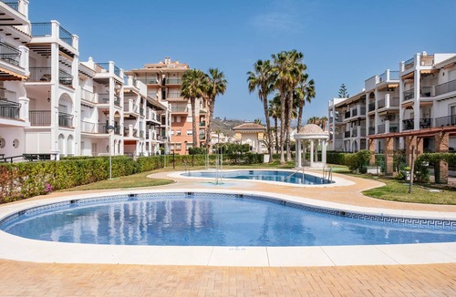 Torrox Costa Apartment | Apartment 'Beachfront Apt Torrox Costa' with Sea View, Wi-Fi and Air Conditioning