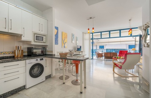 Castell de Ferro Apartment | Apartment 'Castell' with Sea View, Wi-Fi and Air Conditioning