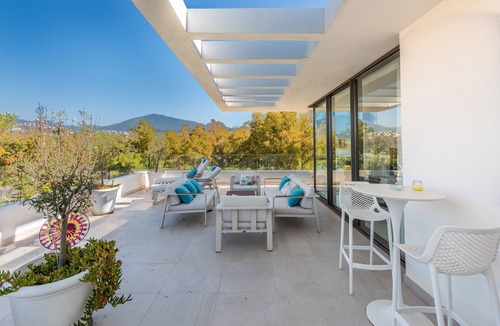 New Golden Mile Apartment | Apartment 'Cataleya 6, Atico 3-B' with Mountain View, Wi-Fi and Air Conditioning
