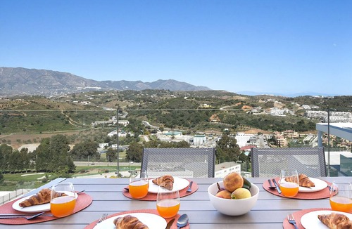 Mijas Apartment | Apartment for families, La Cala de Mijas beach, electric barbecue on terrace.