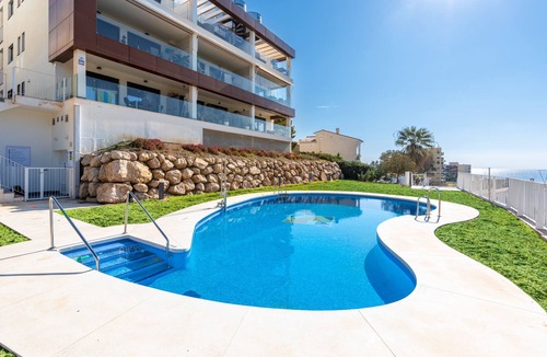 Benajarafe Apartment | Apartment 'Penthouse Berizon Benajarafe ' with Sea View, Wi-Fi and Air Conditioning