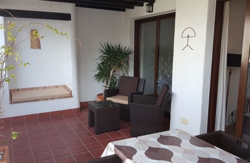 Vera Apartment | Apartment Pueblo Salinas, Vera Playa, WIFI, terrace overlooking the pool