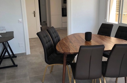 Isla Plana Apartment | Apartment with private pool and 120m² of terraces. Quiet, close to beaches.