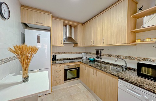 Blanes Apartment | Apt. 5 pax just 200 m from Blanes beach. Private terrace. Free wifi and air conditioning in the living room. Vivalidays Montserrat.