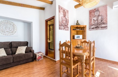 Benajarafe Apartment | Beachfront Apartment with Air Conditioning, Stunning Views, Terrace, and Wi-Fi