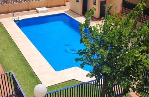 Guadalmar Apartment | Beachfront Apartment with Pool & Sea View Terrace, Guadalmar Málaga