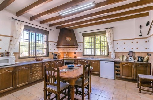 Villanueva del Trabuco House | Beautiful and spacious semi-detached house with heated outdoor pool and solar panels.