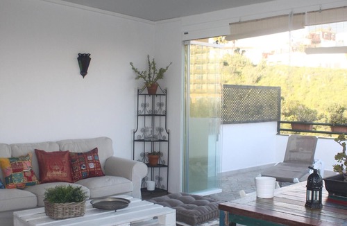 La Cala del Moral Apartment | Beautiful penthouse on the coast, with large terrace, sea views and Wifi
