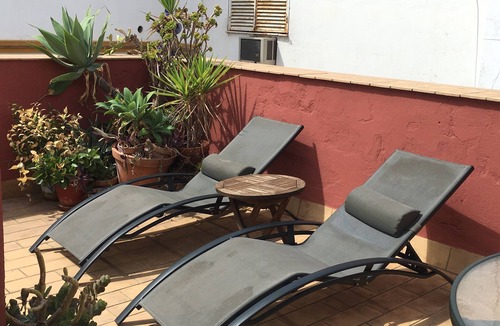 San Bartolome House | Beautiful XVIII c. house in Barrio Santa Cruz with large private terrace.