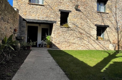 Santa Engracia del Jubera House | Casa La Sendera Rural Accommodation with fireplace and garden with barbecue.