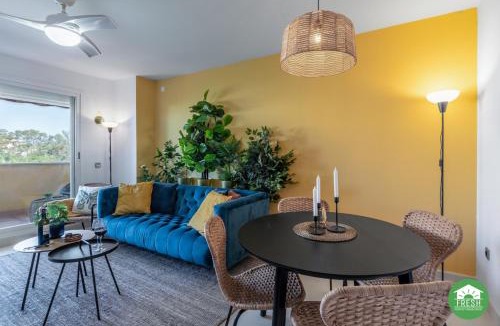 Mezquitilla Apartment | Casa Mariposa: 2BR Apt with Pool Steps from Beach