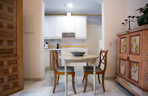 San Bartolome Apartment | Charming one-bedroom with Andalusian patio