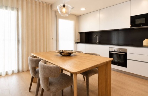 Rincon de la Victoria Apartment | Contemporary Coastal Apartment with Three Bedrooms, Shared Pool & Gym
