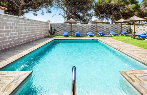 Los Canos de Meca House | Cozy Casa Torre de Meca 1 with Pool, Terrace, and Garden