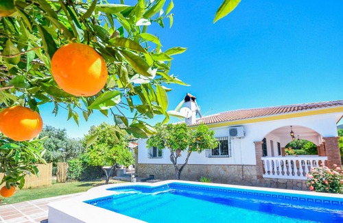 Cartama Cottage | Cubo's Finca The Orange Tree. Garden and pool, satellite, wifi and AC