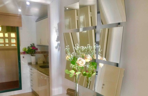 Torrequebrada Apartment | Disinfected Casa LIANA: modern, spacious, 2 bedrooms, pool, WIFI,AC,beach close