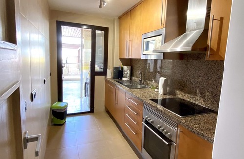 Castillo de Sabinillas Apartment | Duquesa (El Castillo, Manilva) BeachFront complex/GF2Bed2Bath/AirCon/WiFI/Garage