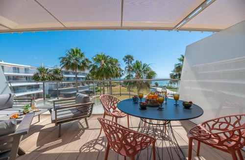 Estepona Apartment | Edge Luxury Beachfront 2BR with 3 Pools, wellness, gym