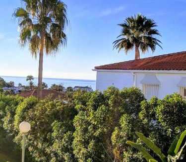 El Faro Apartment | El Faro Home with a View - Sea View, Pool, Garden, Pet-Friendly