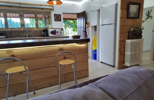 Los Angeles de San Rafael Ski Chalet | El Rincón de Gaia ✨🌸🌱 8 personas, piscina, barbacoa, jardín privado