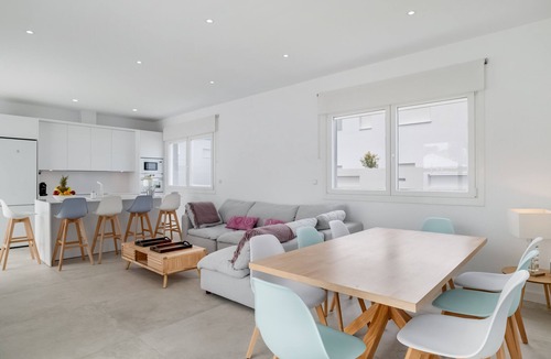 Poblado Sancti Petri Villa | Elena Sea Villa with Private Pool, Wi-Fi, and Air Conditioning
